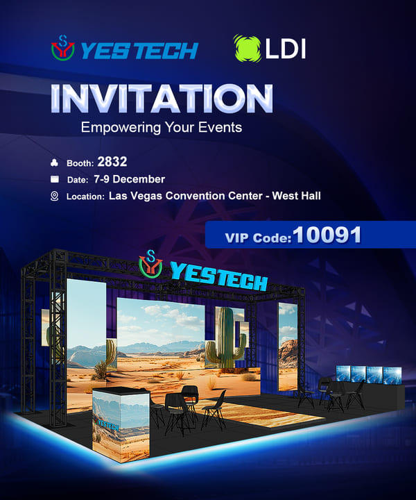 Make Your Stage Bigger & Faster with YES TECH Rental Solutions at LDI 2025